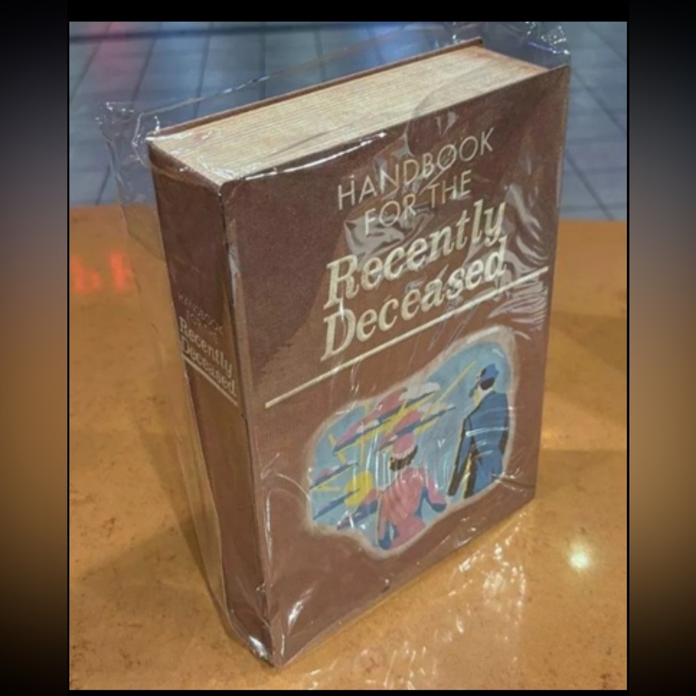 Beetlejuice Recently Deceased Handbook Regal Exclusive Popcorn Bucket With Cup